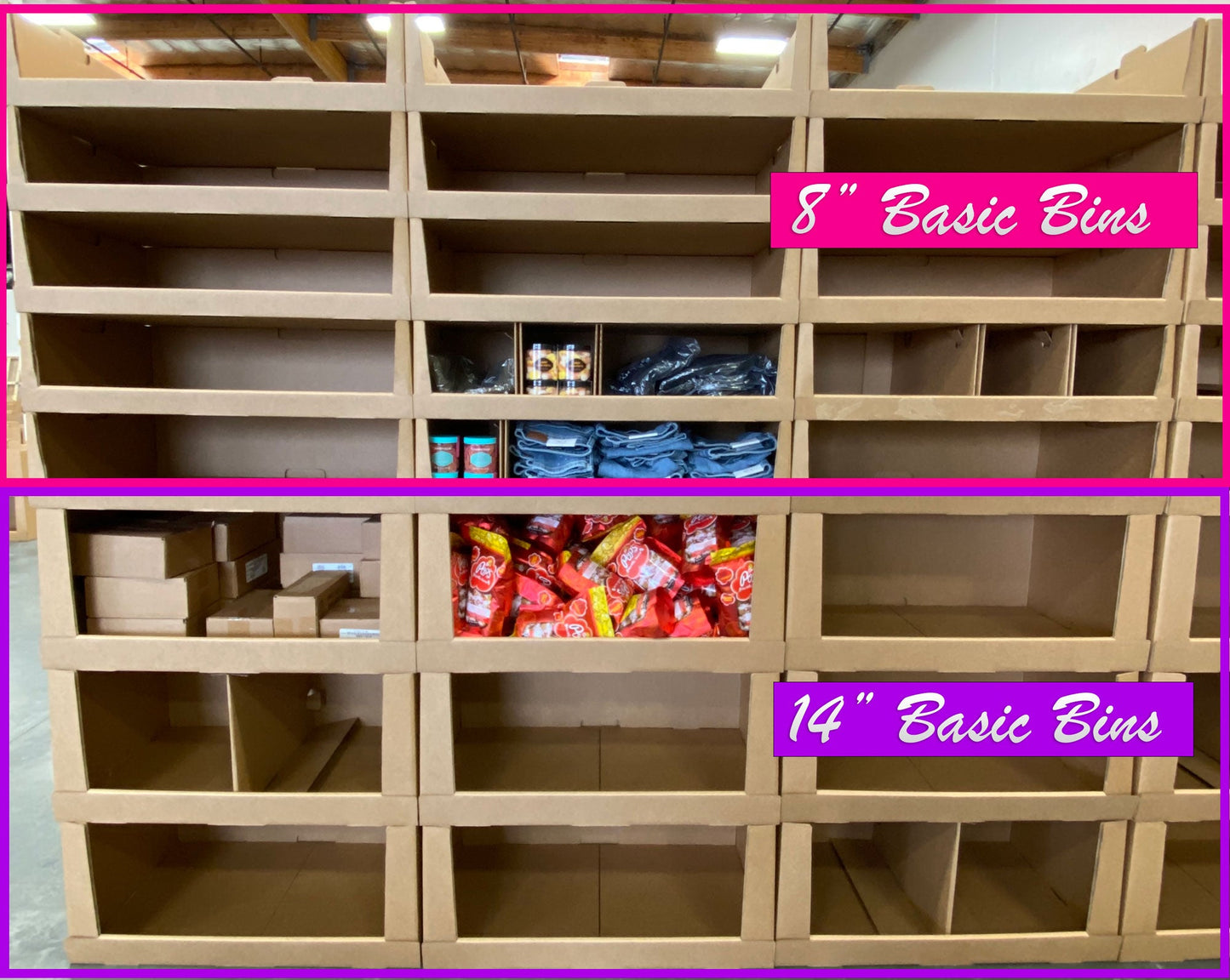 14" Basic Bin : 32x18x14 Stackable Pick Bin